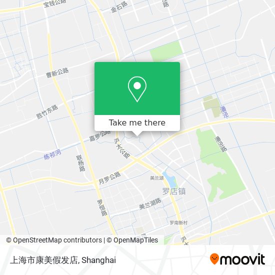 上海市康美假发店 map