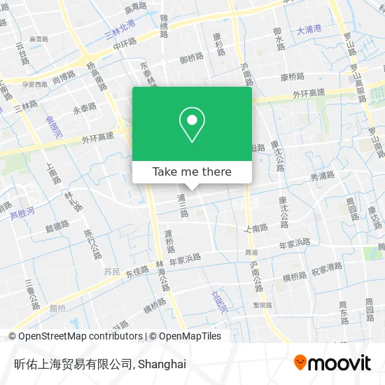 昕佑上海贸易有限公司 map