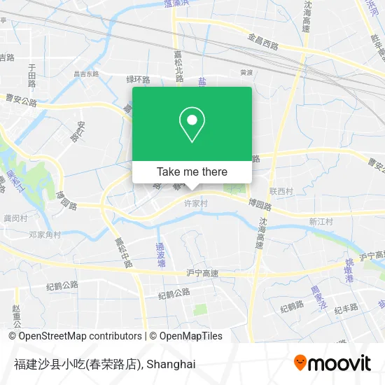 福建沙县小吃(春荣路店) map
