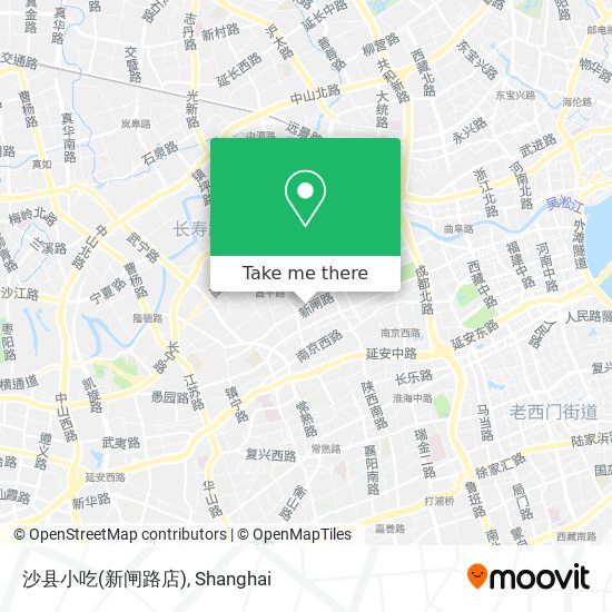 沙县小吃(新闸路店) map