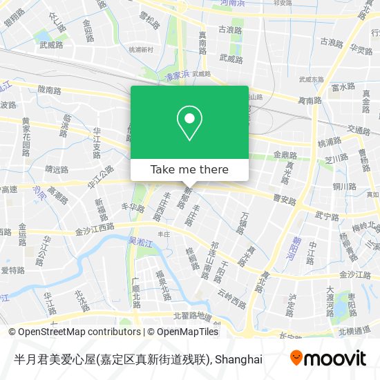 半月君美爱心屋(嘉定区真新街道残联) map