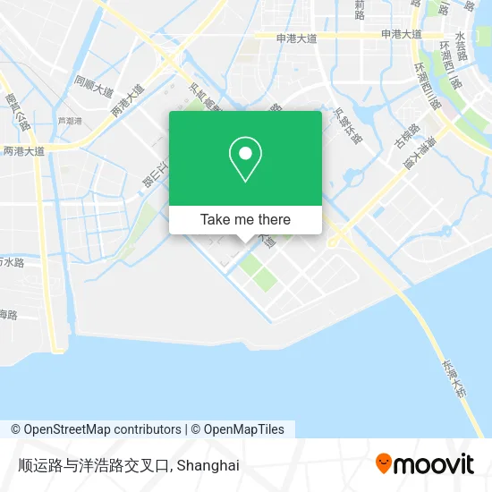 顺运路与洋浩路交叉口 map