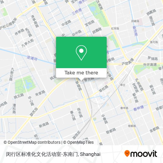 闵行区标准化文化活动室-东南门 map