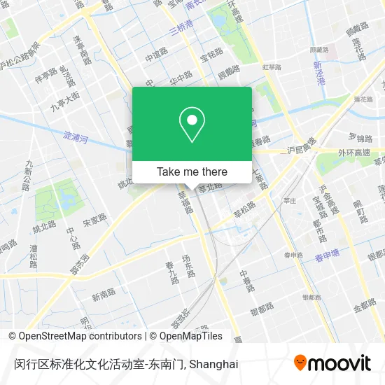 闵行区标准化文化活动室-东南门 map