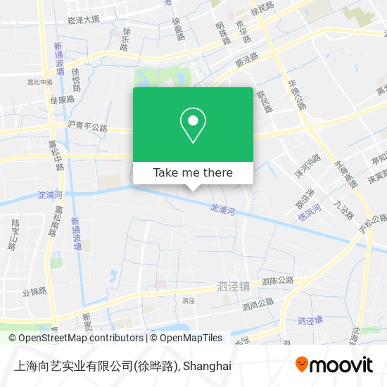 上海向艺实业有限公司(徐晔路) map