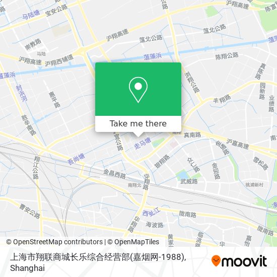 上海市翔联商城长乐综合经营部(嘉烟网-1988) map