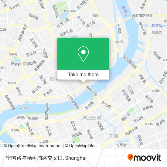 宁国路与杨树浦路交叉口 map