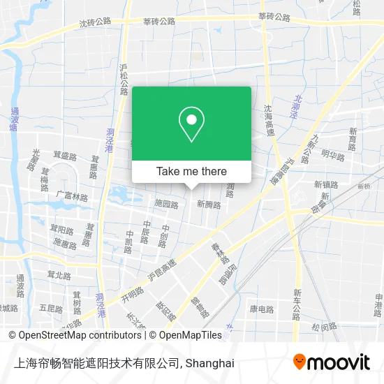 上海帘畅智能遮阳技术有限公司 map