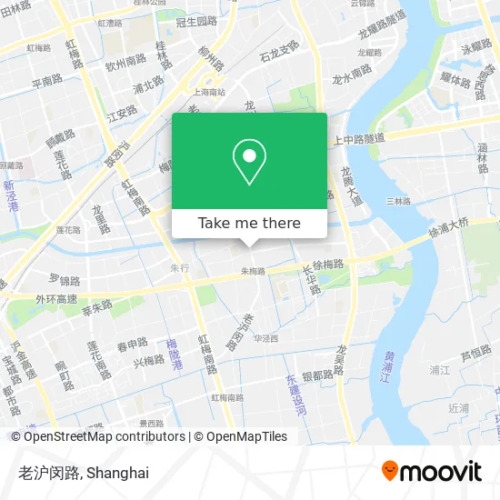 老沪闵路 map