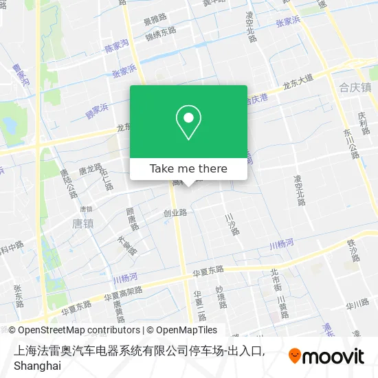上海法雷奥汽车电器系统有限公司停车场-出入口 map
