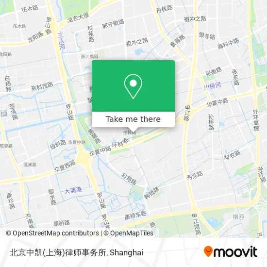 北京中凯(上海)律师事务所 map