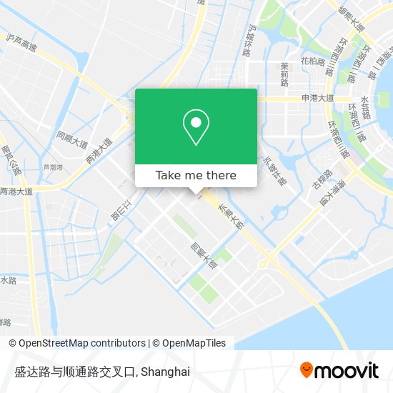 盛达路与顺通路交叉口 map