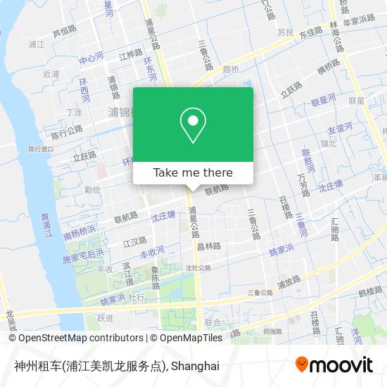 神州租车(浦江美凯龙服务点) map