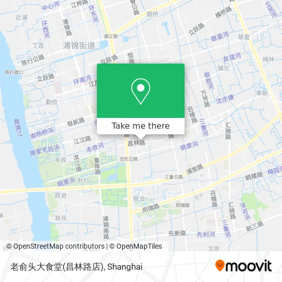 老俞头大食堂(昌林路店) map