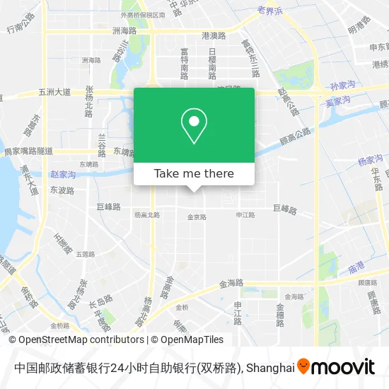 中国邮政储蓄银行24小时自助银行(双桥路) map