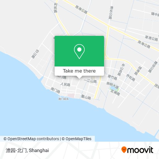 澹园-北门 map