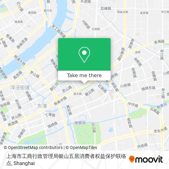 上海市工商行政管理局银山五居消费者权益保护联络点 map