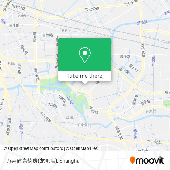 万芸健康药房(龙帆店) map