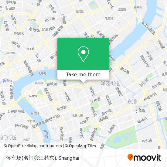 停车场(名门滨江苑东) map