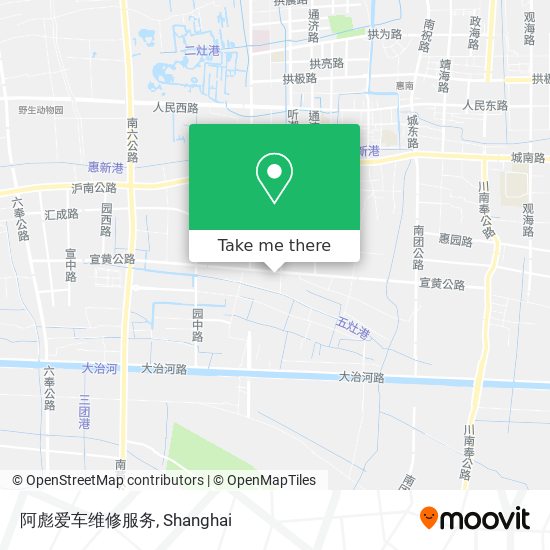 阿彪爱车维修服务 map