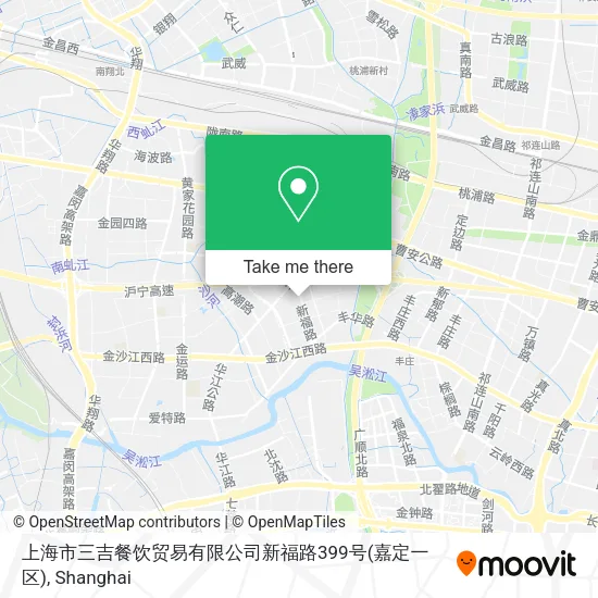 上海市三吉餐饮贸易有限公司新福路399号(嘉定一区) map
