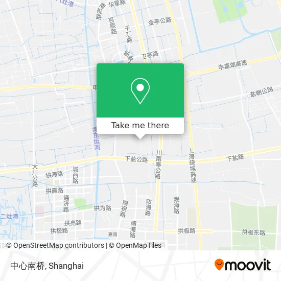 中心南桥 map
