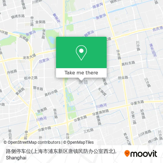 路侧停车位(上海市浦东新区唐镇民防办公室西北) map