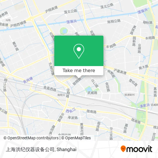 上海洪纪仪器设备公司 map