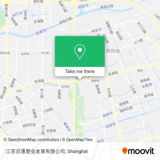 江苏百通塑业发展有限公司 map