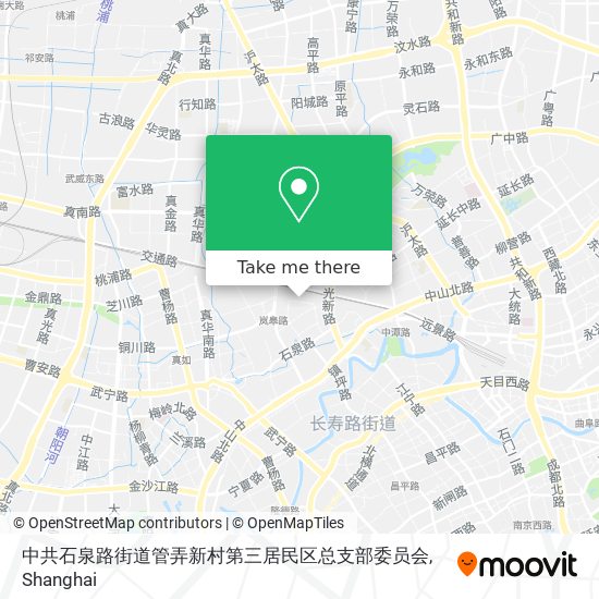 中共石泉路街道管弄新村第三居民区总支部委员会 map