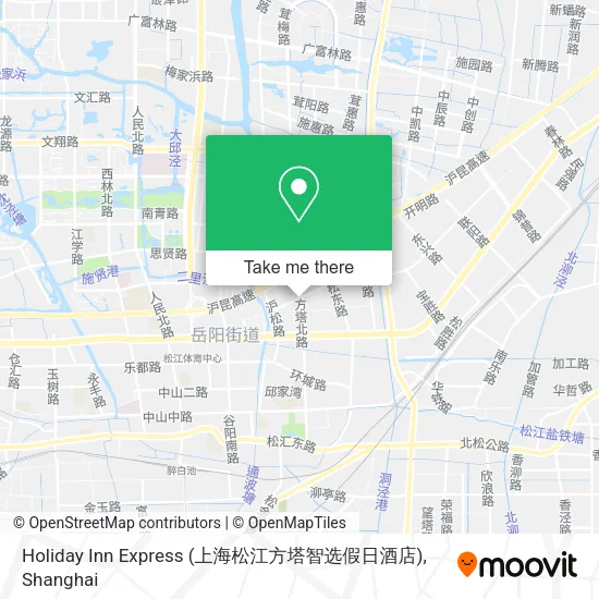 Holiday Inn Express (上海松江方塔智选假日酒店) map