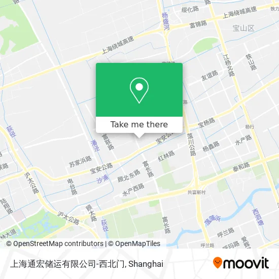 上海通宏储运有限公司-西北门 map