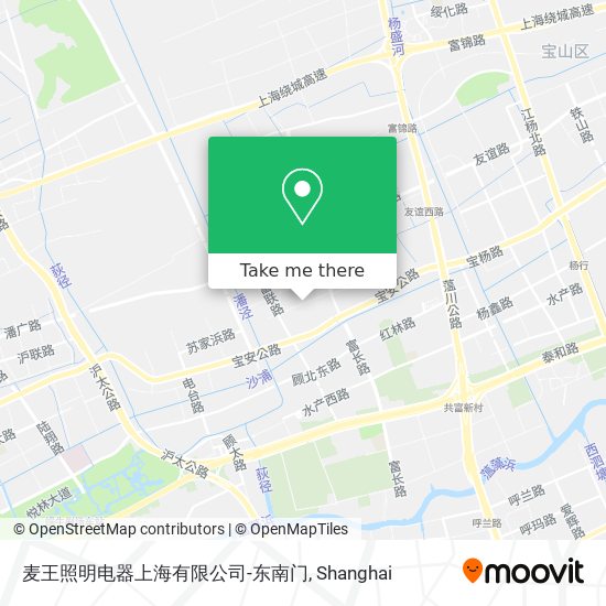 麦王照明电器上海有限公司-东南门 map