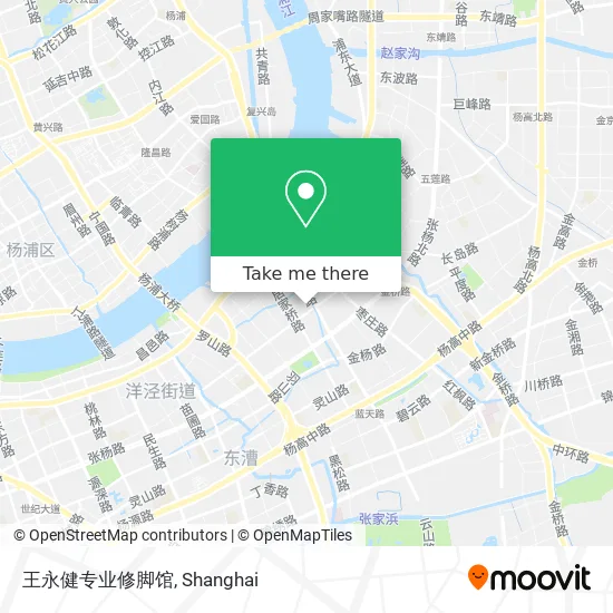 王永健专业修脚馆 map