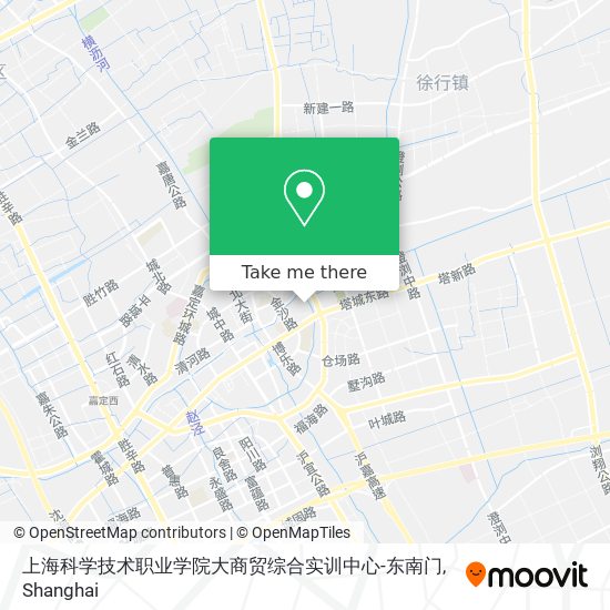 上海科学技术职业学院大商贸综合实训中心-东南门 map