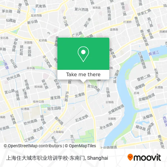 上海住大城市职业培训学校-东南门 map