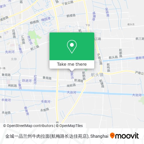 金城一品兰州牛肉拉面(航梅路长达佳苑店) map