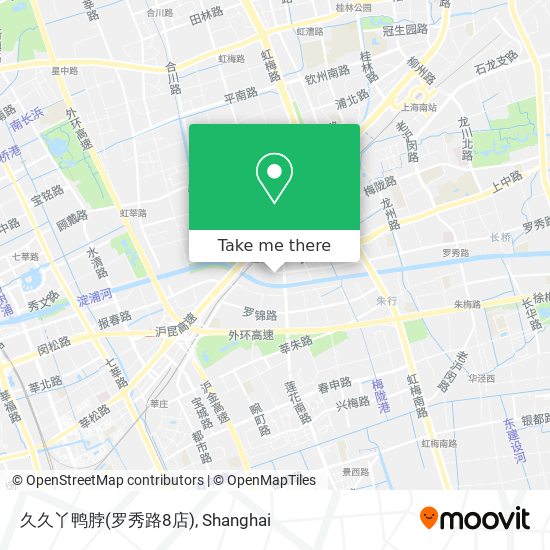 久久丫鸭脖(罗秀路8店) map