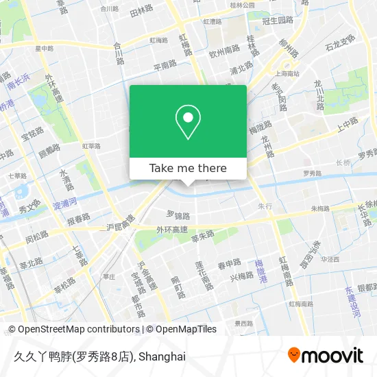 久久丫鸭脖(罗秀路8店) map