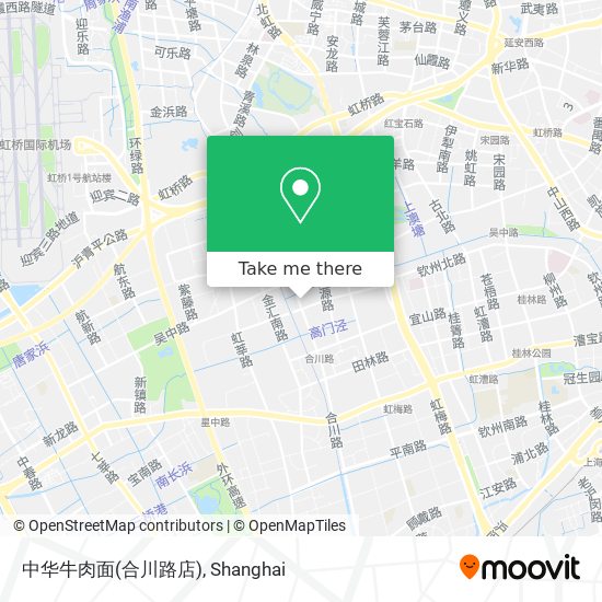 中华牛肉面(合川路店) map