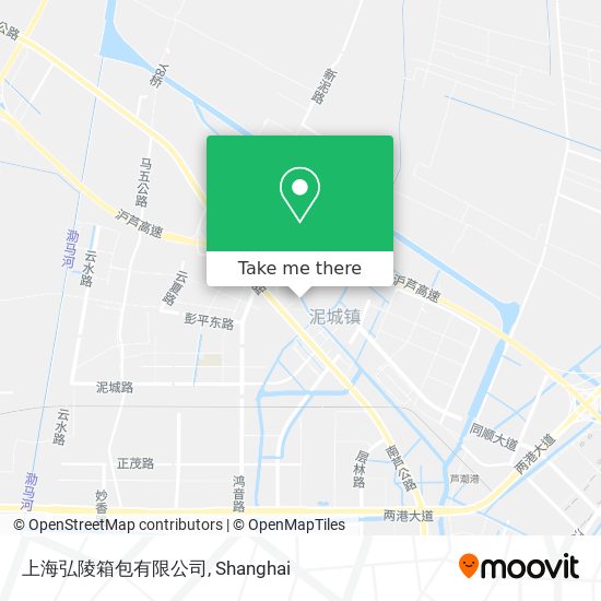 上海弘陵箱包有限公司 map