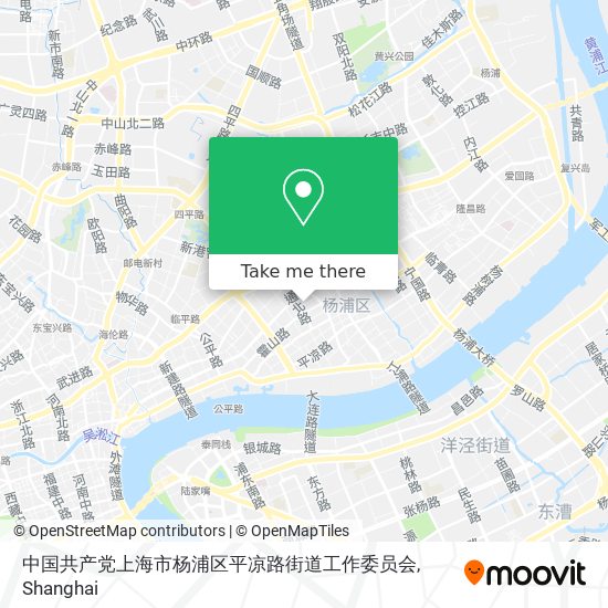 中国共产党上海市杨浦区平凉路街道工作委员会 map