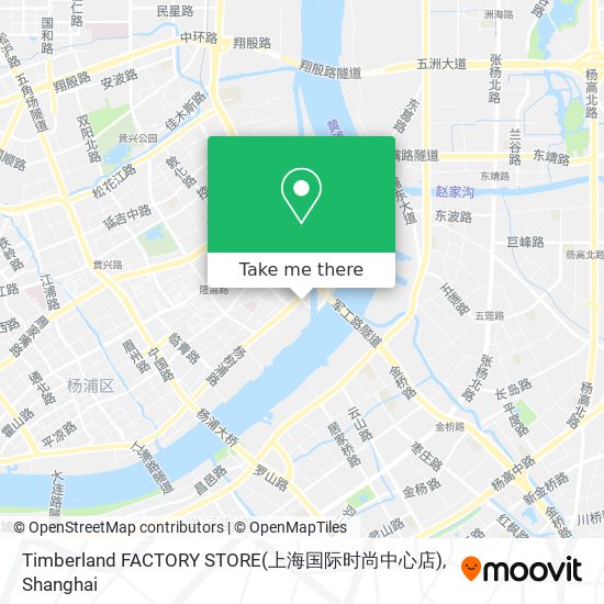 Timberland FACTORY STORE(上海国际时尚中心店) map
