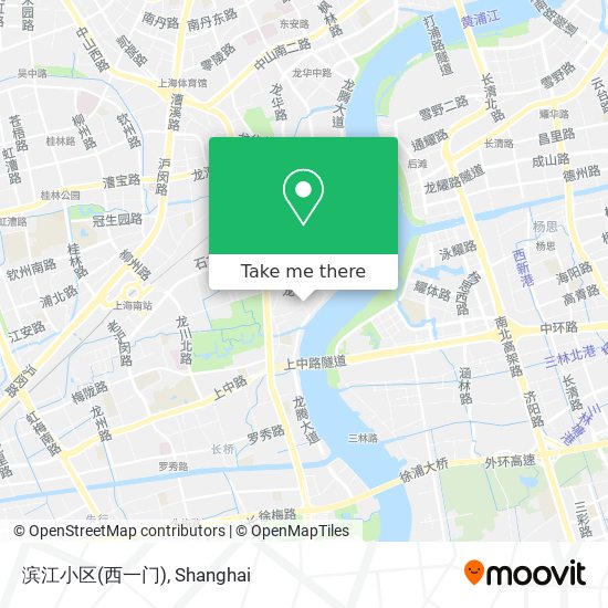 滨江小区(西一门) map
