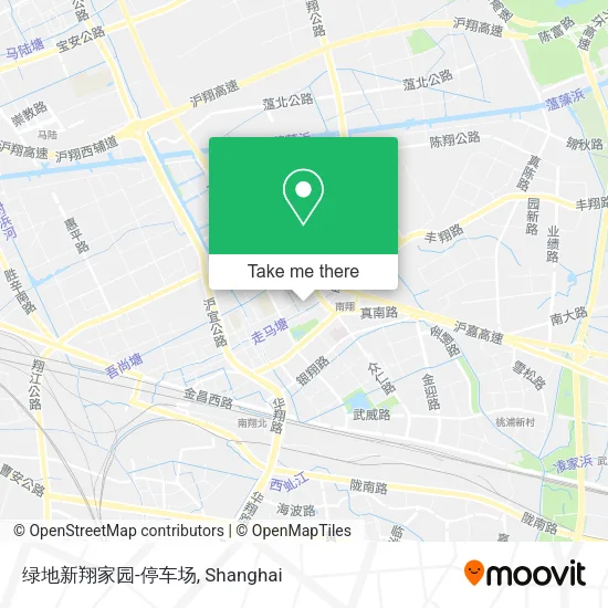 绿地新翔家园-停车场 map