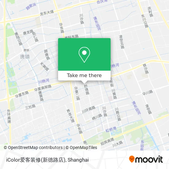 iColor爱客装修(新德路店) map