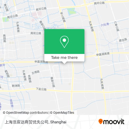 上海浩宸达商贸优先公司 map
