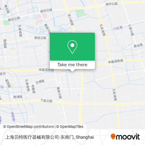 上海贝特医疗器械有限公司-东南门 map
