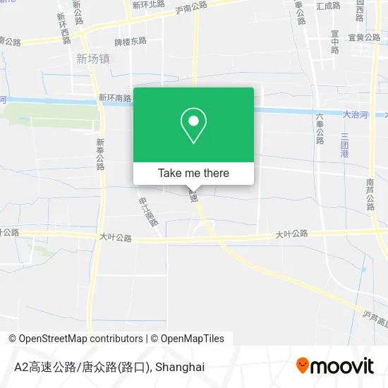 A2高速公路/唐众路(路口) map