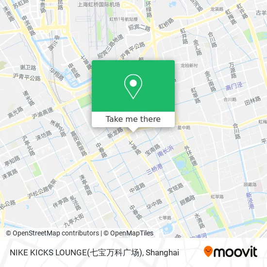 NIKE KICKS LOUNGE(七宝万科广场) map